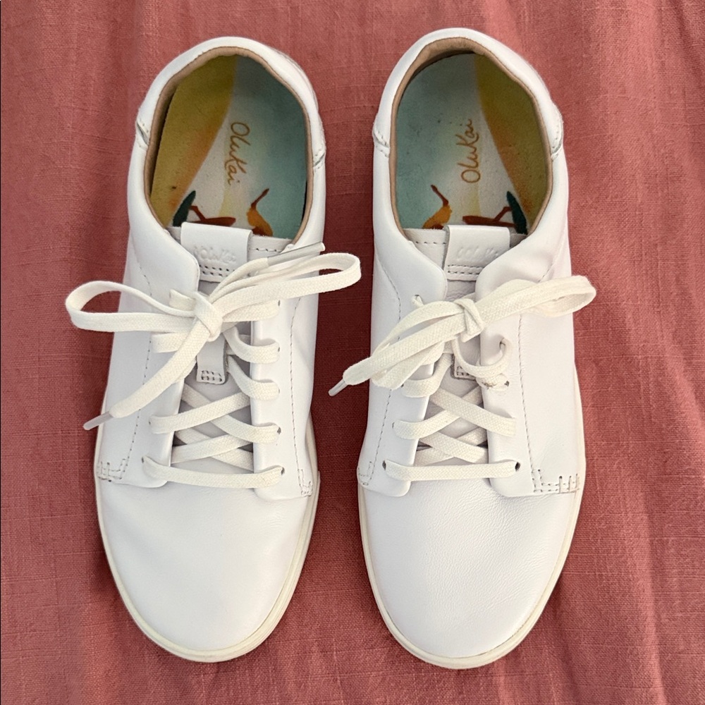 OluKai White Women's Sneakers